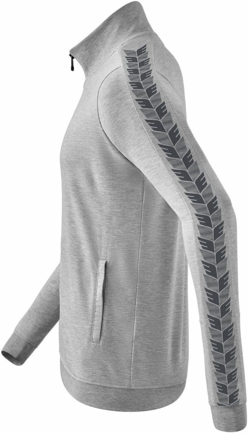 Erima Herren Essential Team Tracktop Jacke S hellgrau melange/slate grey, S hellgrau melange/slate g