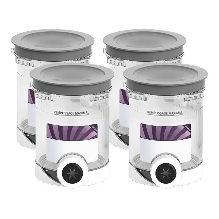 Sahnebehälter Eisbehälter Gefrierbecher 4er Set 16oz Spülmaschinenfest
