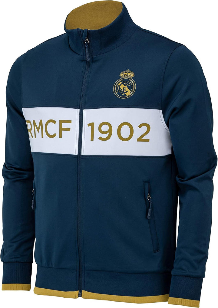 Real Madrid Herrenjacke, offizielle Kollektion M Blau, M Blau