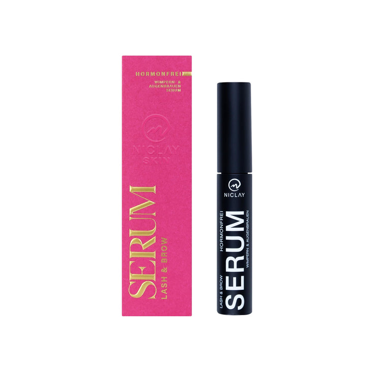 NICLAY hormonfreies Wimpern- &amp; Augenbrauenserum – Lash Serum, Brow Booster, Veganes Wimpernserum für