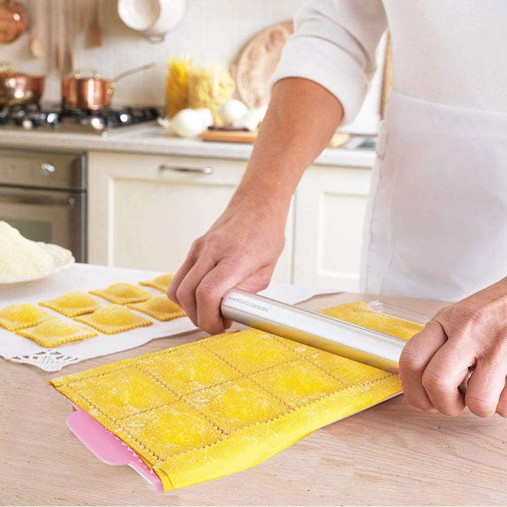 Knödelform Teigpresse, 2 Stück Form für Runde Ravioli, Italienische Ravioli Form, Raviolischneider G