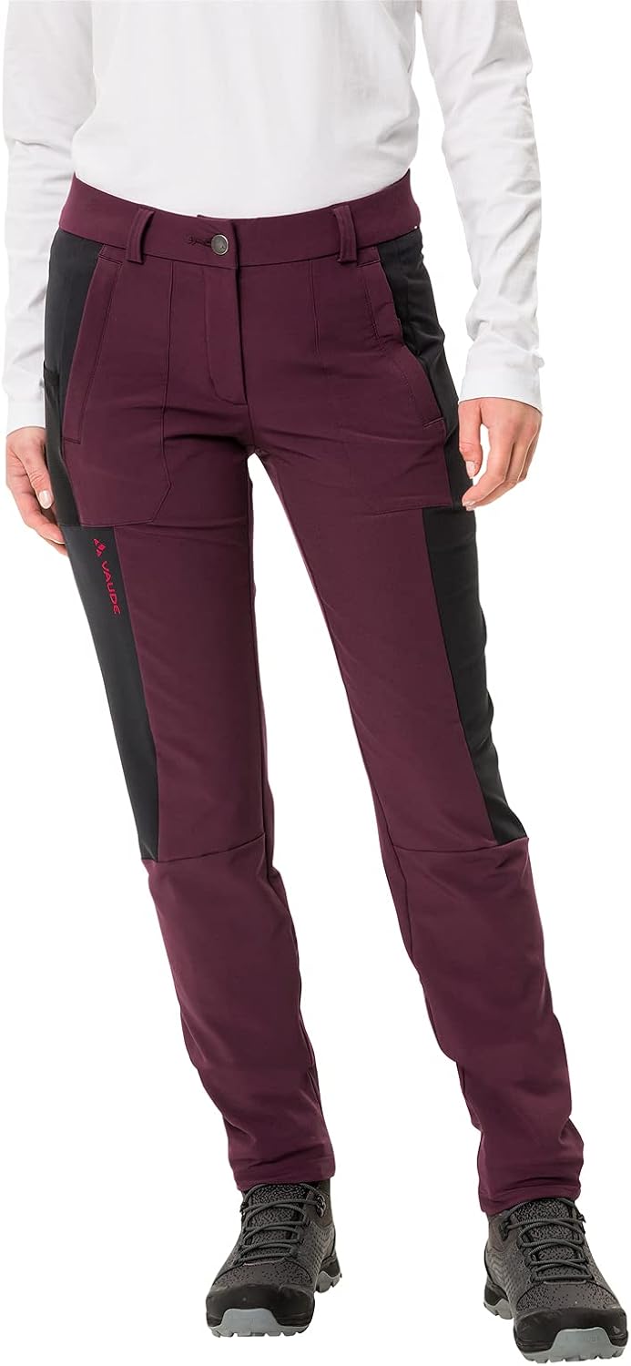 VAUDE Damen Hose Women's Elope Slim Fit Pants 34 Cassis, 34 Cassis