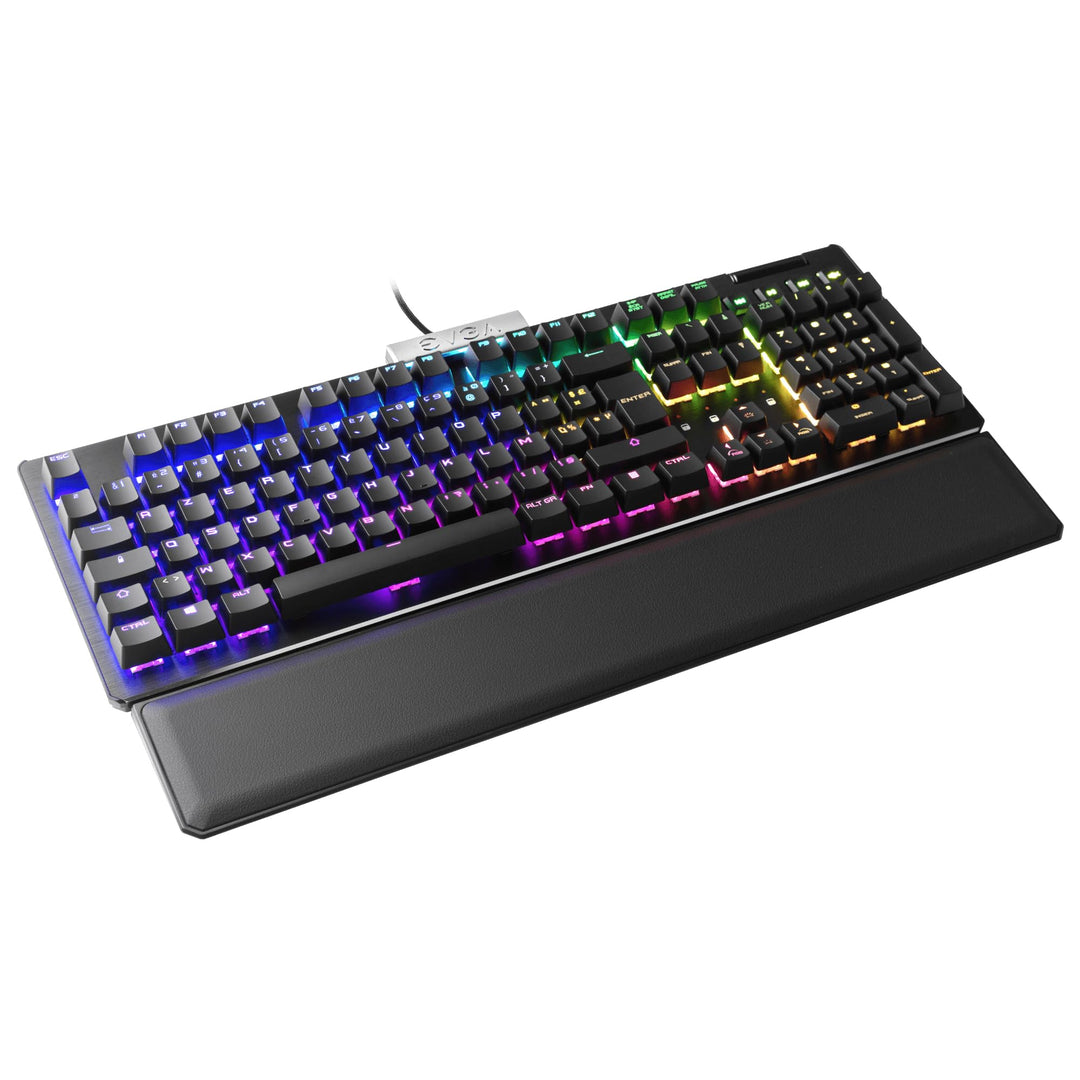 EVGA Z15 RGB-Gaming-Tastatur, RGB Hintergrundbeleuchtung LED, Hot Swappable Mechanische Kailh Geschw