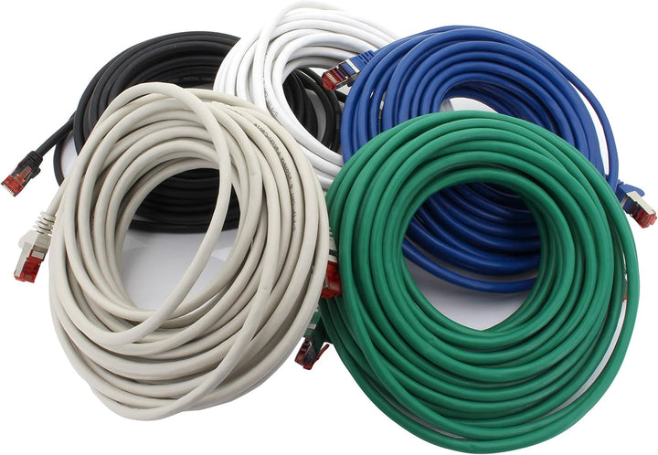 Netzwerkkabel Cat.6 5m 10 Farben Ethernetkabel Lankabel Cat6 Lan Netzwerk Kabel Sftp Pimf Patchkabel
