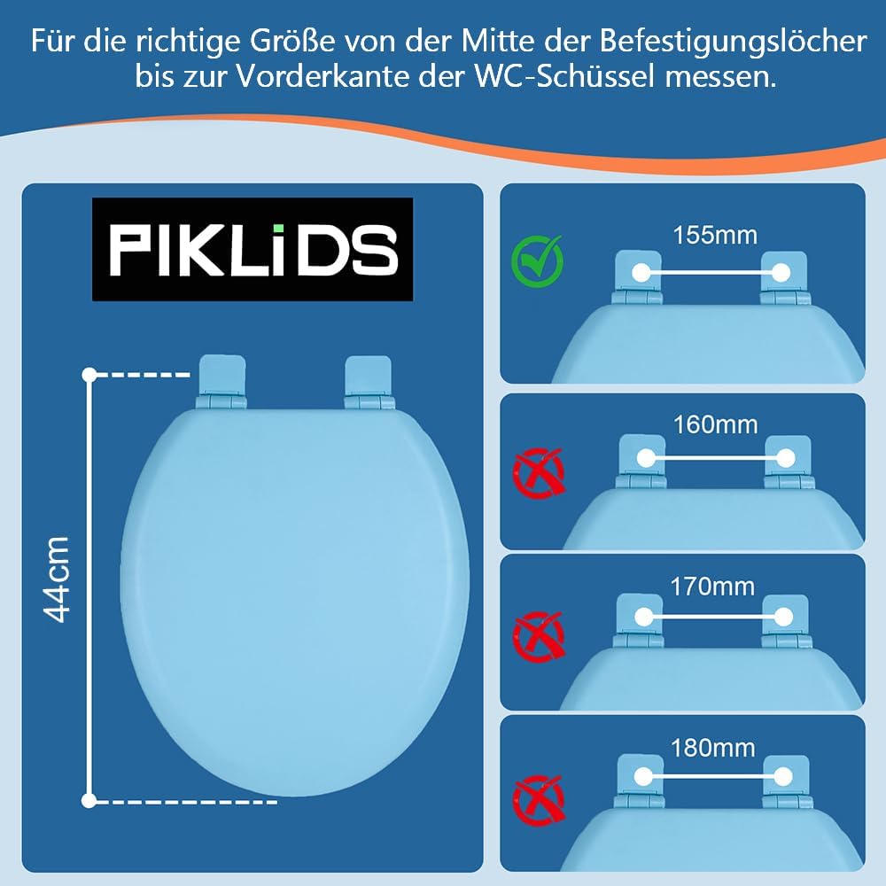 WC-Sitz Holzkern, Ｍatt – Soft-Touch & ultraglatt (ohne Orangenhaut), Absenkautomatik & Schnellversch