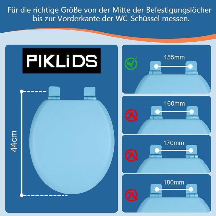 WC-Sitz Holzkern, Ｍatt – Soft-Touch & ultraglatt (ohne Orangenhaut), Absenkautomatik & Schnellversch