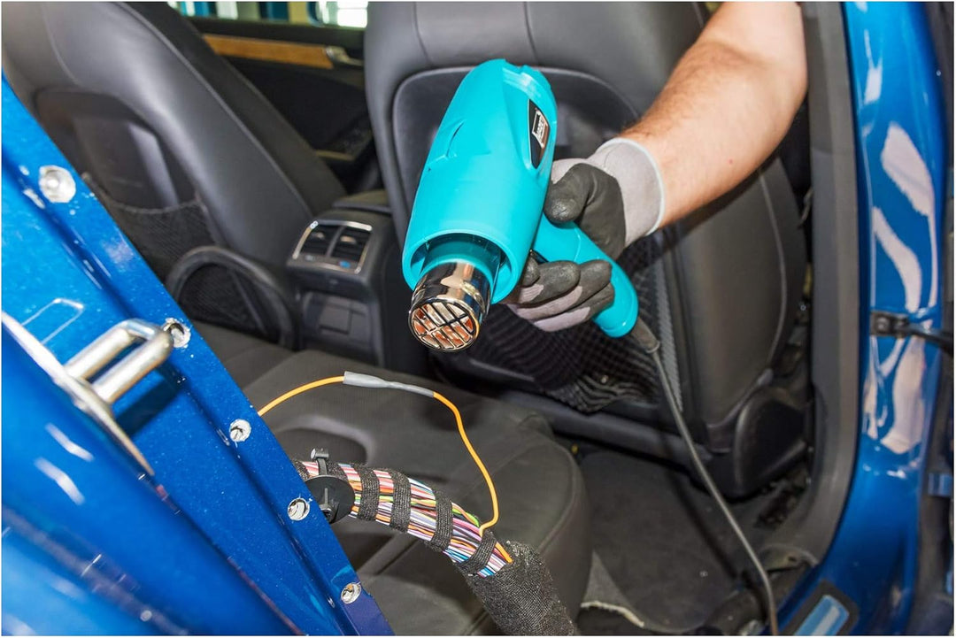 Hazet Heissluft-Handgerät (Leistung: 1600 Watt, Temperaturbereich: 350 bis 500°C, Zwei Luftmengenber