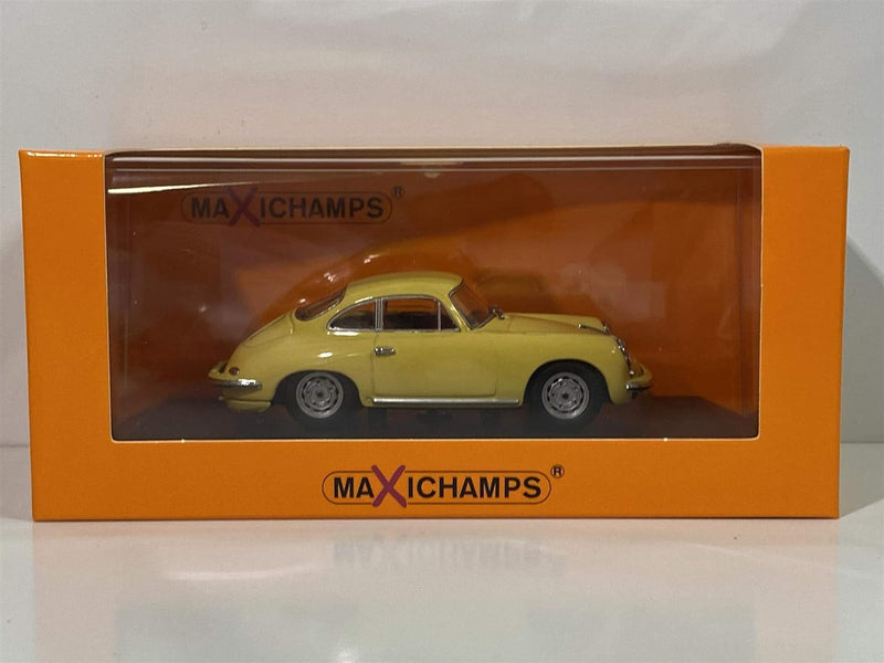 Minichamps 940062361 Maxichamps-1:43 1963 Porsche 356 Carrera 2-gelb