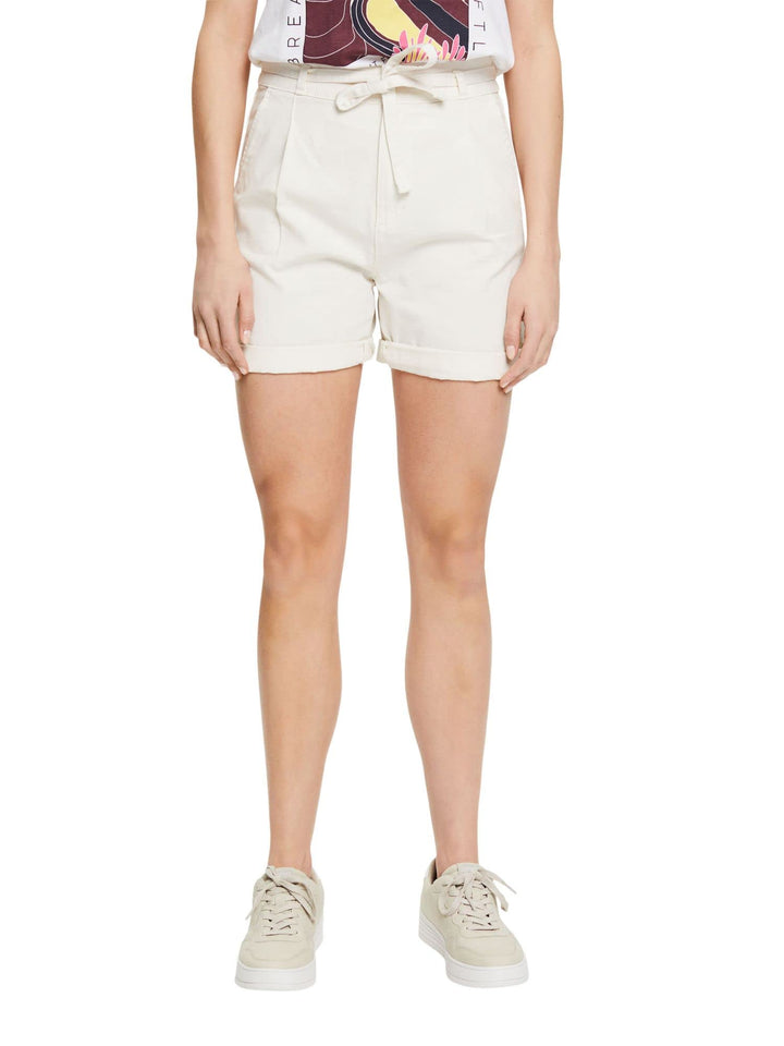 ESPRIT Damen Shorts 32 110/Off White, 32 110/Off White