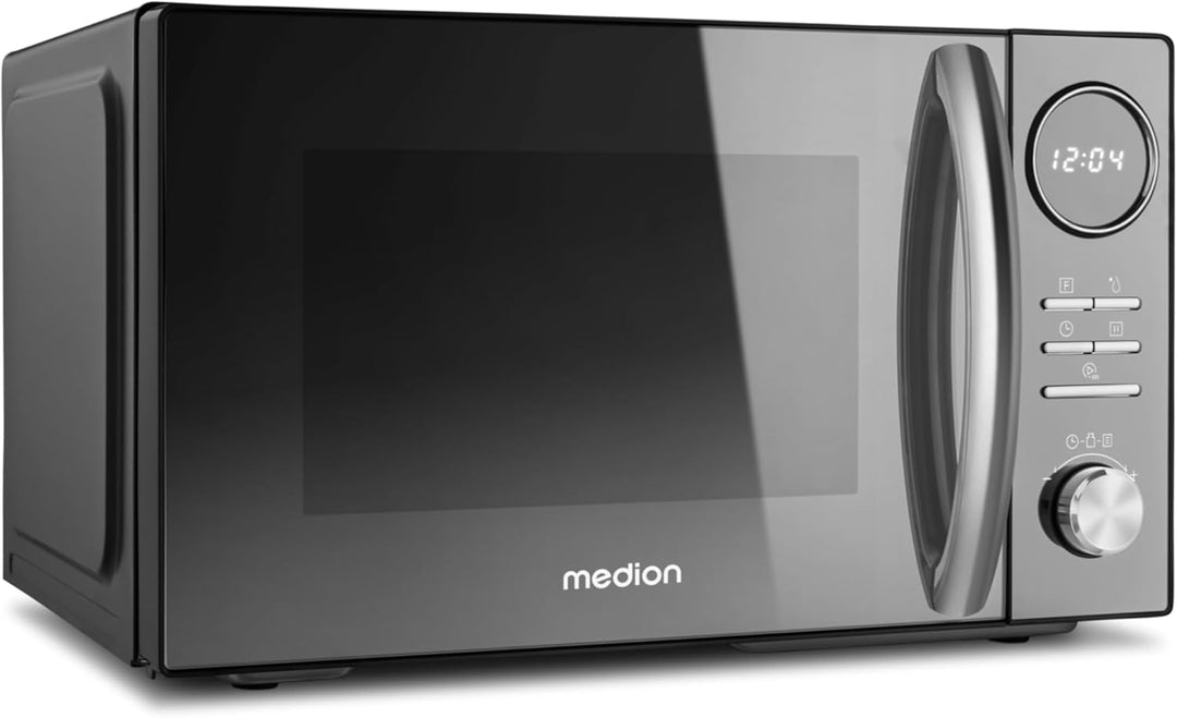 MEDION 3 in 1 Mikrowelle mit Grill und Heissluft Funktion (23 Liter, 900 Watt, 1.000 Watt Grill, 1.6