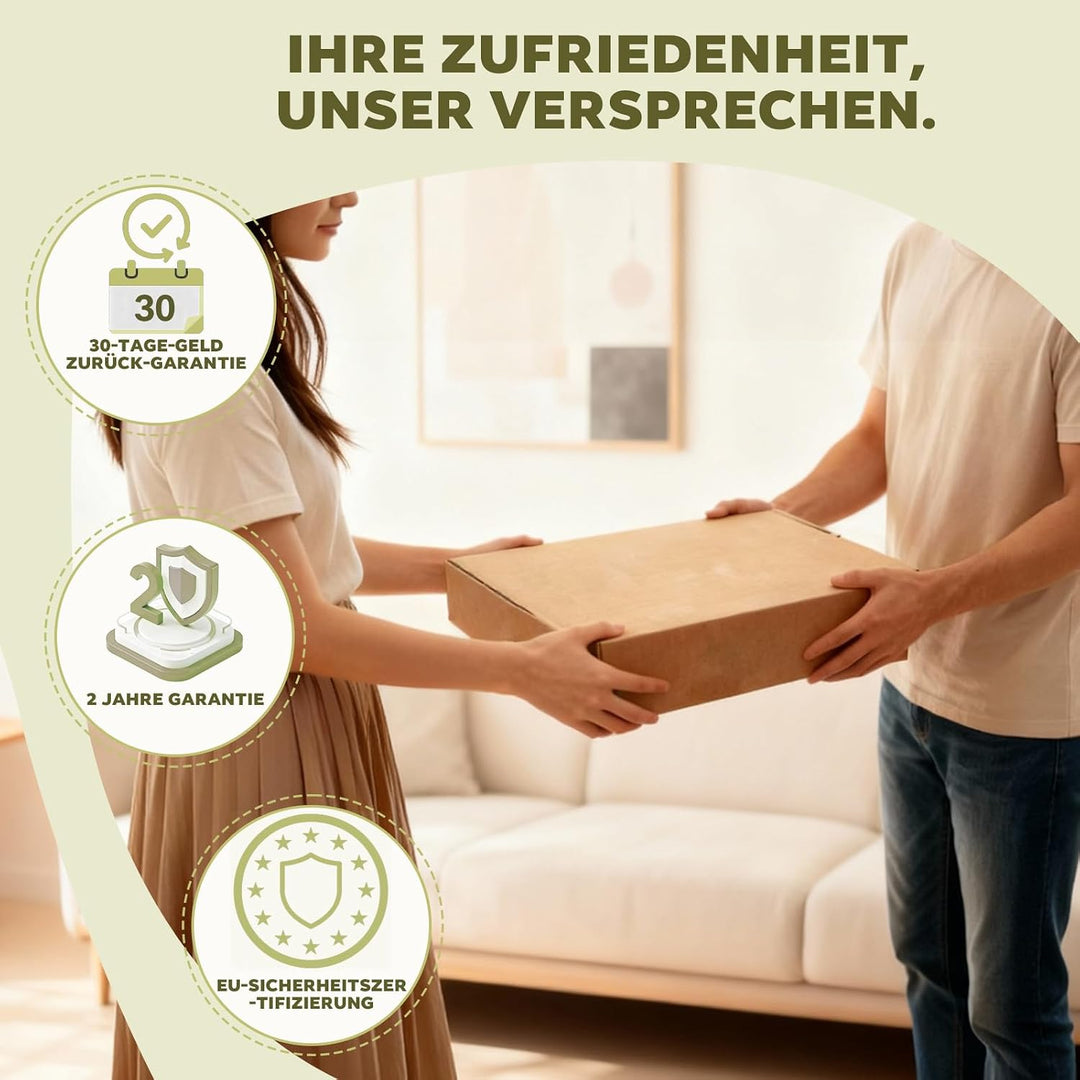 Schneidebrett Set 4-teilig aus Akazienholz inklusive Aufbewahrungsständer | 40x30cm 33x24cm 26x18cm