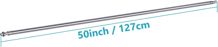 Neewer Verlängerungsgriff Arm Auslegerarm mit 2 Stücke Griffköpfen - 127 Zentimeter Aluminiumlegieru