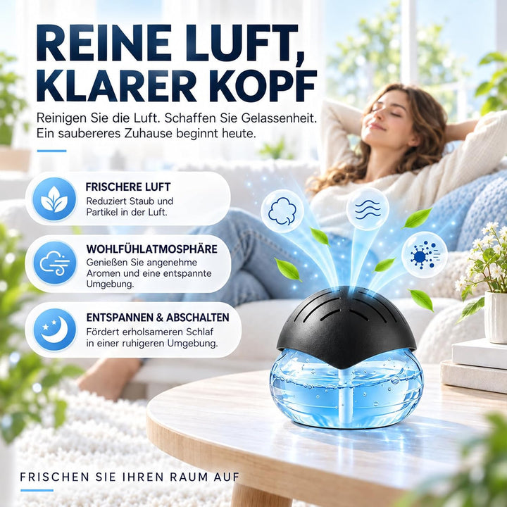 Niklok Luftreiniger mit Wasser, 2 in 1 Lufterfrischer &amp; Luftbefeuchter LED