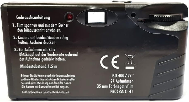 2X 1A Photo PORST Einwegkamera Hochzeit Liebe
