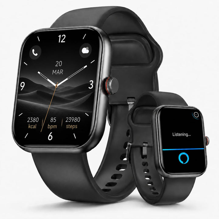 Smartwatch Herren Damen, 1,91" HD Fitnessuhr mit Alexa &amp; Telefonfunktion, 100+ Sportmodi Smart Watch