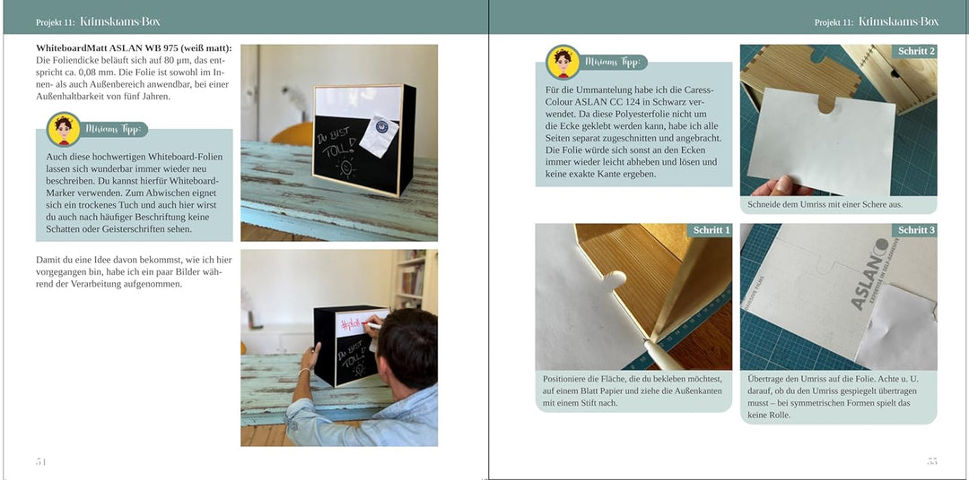 Plotten mit Vinylfolie: Eine kreative Reise durch die Welt selbstklebender Folien. Mit vielen Tipps,