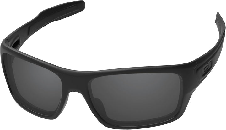 PapaViva Ersatzlinsen für Oakley Turbine OO9263 Pro+ Black Grey Polarisiert Schwarz, Pro+ Black Grey