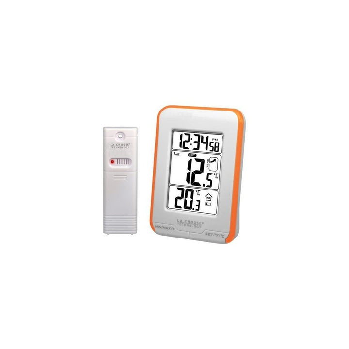 La Crosse Technology - WS6810 Temperaturstation für Innen- und Aussenbereich, Orange