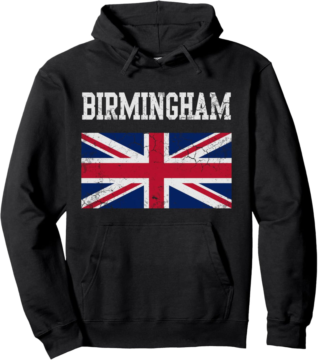 Birmingham Flagge Grossbritannien Flagge Union Jack Pullover Hoodie