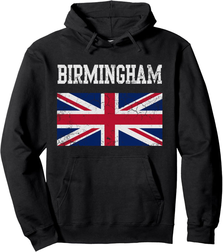 Birmingham Flagge Grossbritannien Flagge Union Jack Pullover Hoodie