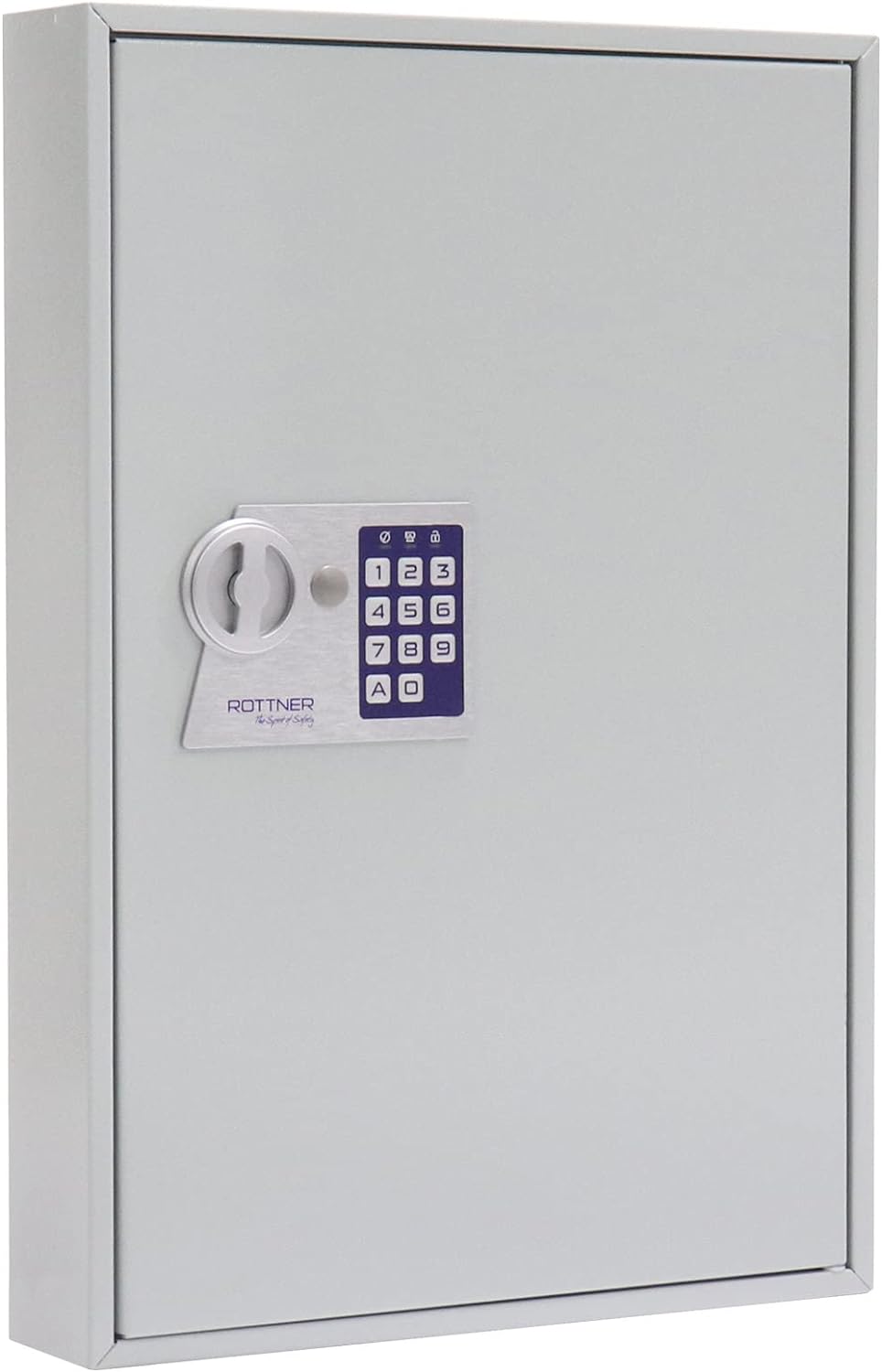 Rottner T06019 S50 ELEKTRONIK SCHLÜSSELSCHRANK, hellgrau, Large 50 Keys, 50 Keys
