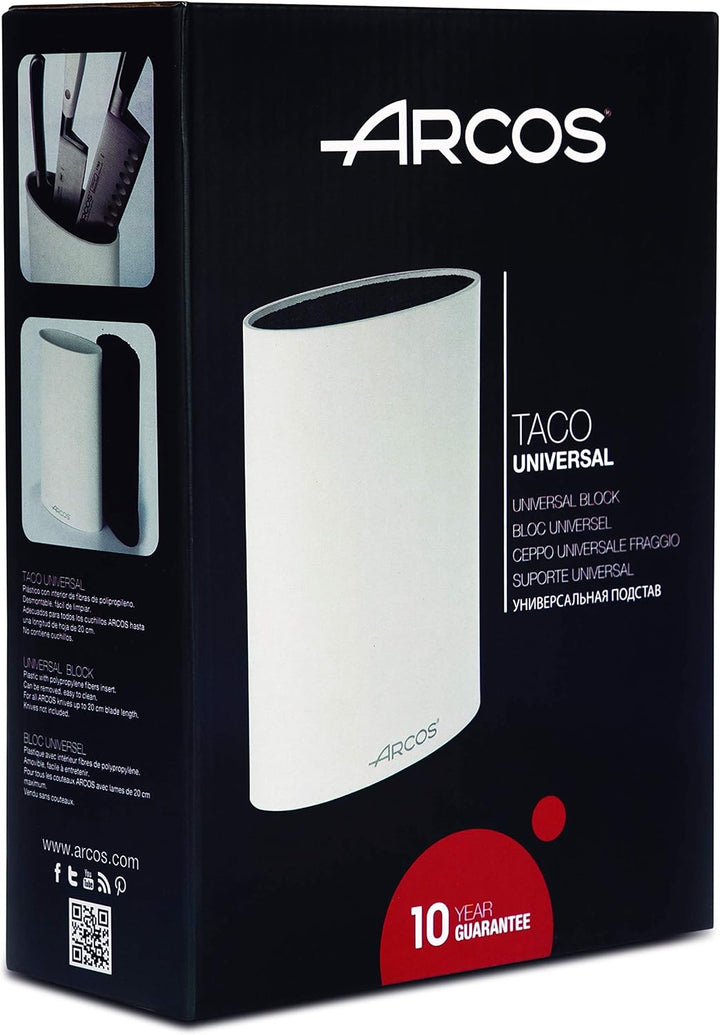ARCOS Ovaler Messerschutz bis 20 cm, Block für Messer im modernen Design hergestellt aus thermoplast
