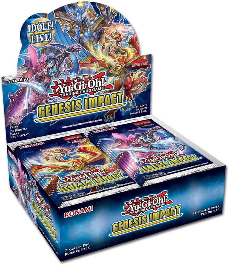 Yu-Gi-Oh! TRADING CARD GAME Display: Genesis Impact-Deutsche Ausgabe, Mehrfarbig