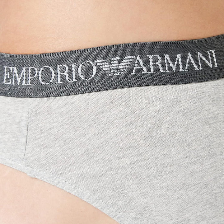Emporio Armani Herren 2-pack Brief Pure Cotton Slip, Weiss, L EU