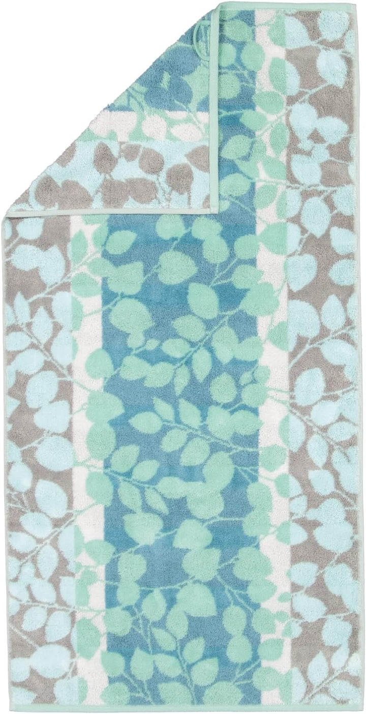 CAWÖ Home Handtücher Noblesse Harmony Floral 1086 Jade - 47 Duschtuch 80x160 cm, Duschtuch 80x160 cm