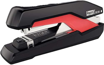 Rapid 5000546 Tacker Super Flachheftgerät (30 Blatt, Mühelos, Omnipress, Hochwertiges Ergonomisches