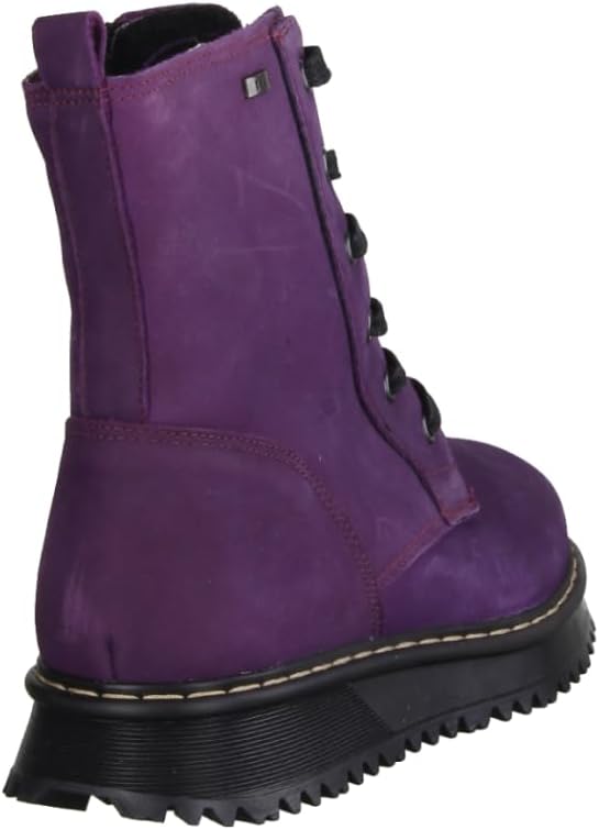 Däumling Mädchen Rudi Stiefelette 36 EU Country Aubergine, 36 EU Country Aubergine