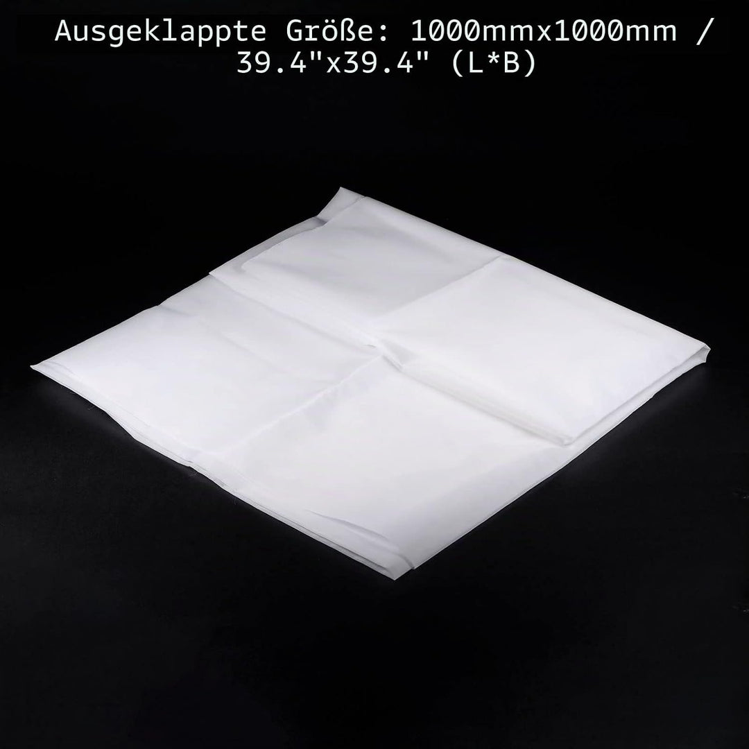 sourcing map 50 Mikron Nylon Mesh Filter Gewebte Netzfiltertuch für Malen Hausbrauen (39"x39"), 50 M