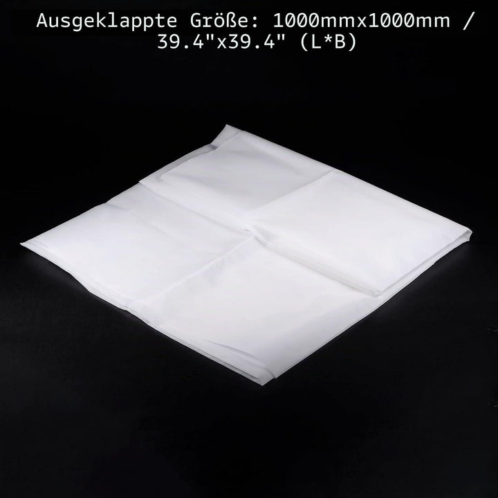 sourcing map 50 Mikron Nylon Mesh Filter Gewebte Netzfiltertuch für Malen Hausbrauen (39"x39"), 50 M