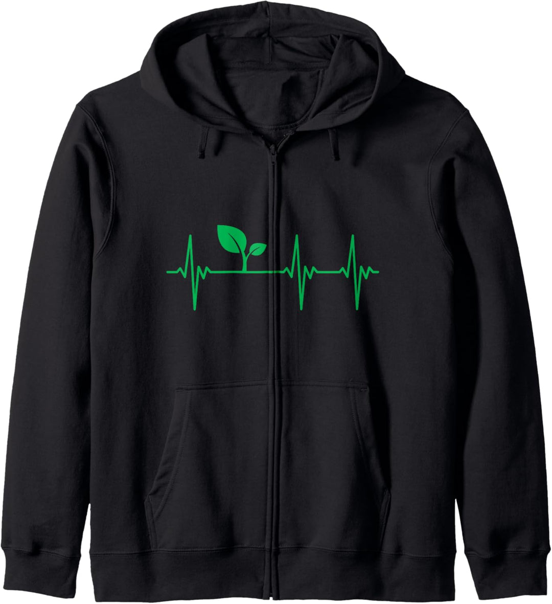 Vegan Herzschlag Veganer Lebensweg Veganismus Geschenk Kapuzenjacke
