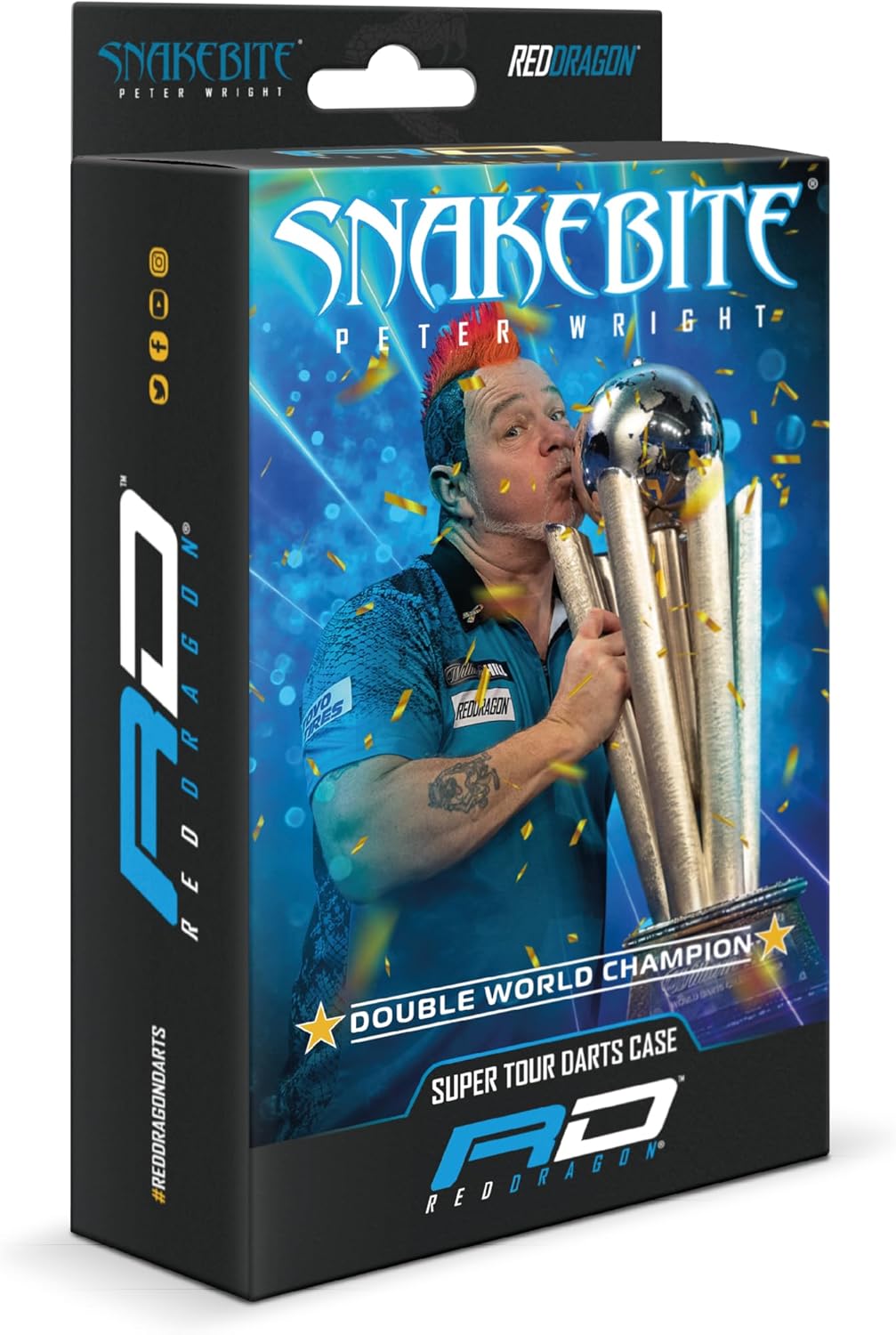 RED DRAGON Peter Wright DWC Super Tour Dart Tasche