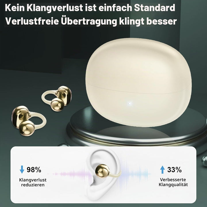 Kabellose Bluetooth-Kopfhörer, Sport-Kopfhörer, Bluetooth 5.4, 8 Stunden Akkulaufzeit, leicht und st