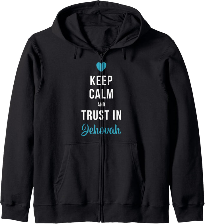 Zeugen Jehovas Keep Calm Kapuzenjacke