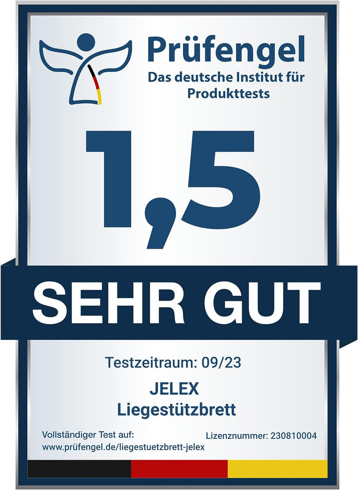 JELEX Tornado Chest Push Up Board Liegestützbrett multifunktional Fitness-Board 64 cm 19 cm inklusiv