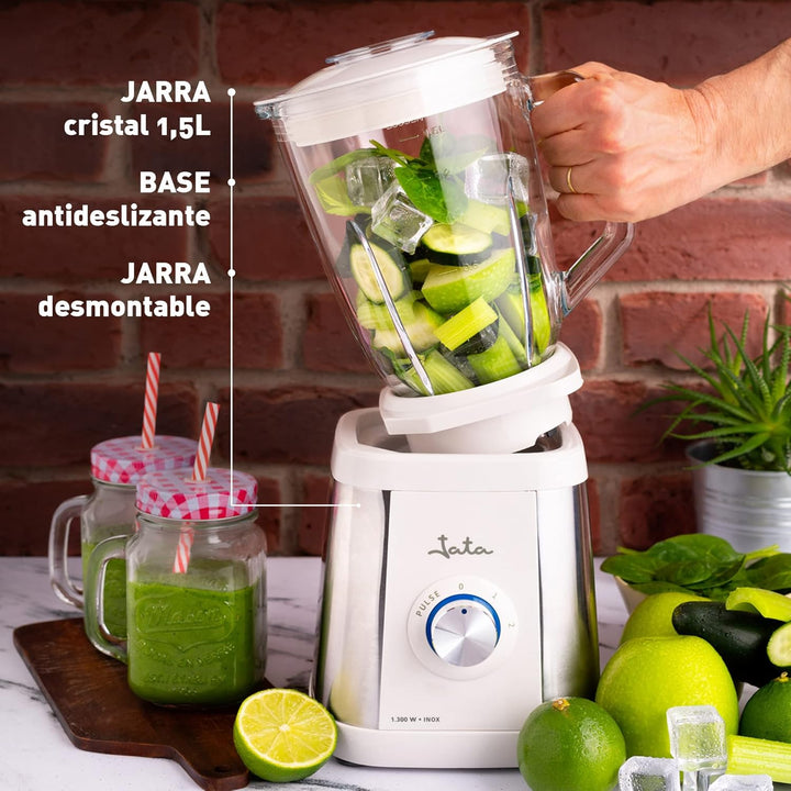 Jata BT797 Batidora de Vaso 1300W 1.5L, BT797