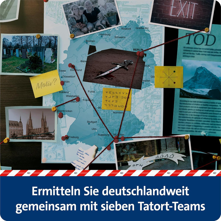 FRANZIS 67197 - Tatort Adventskalender, Tod unter dem Weihnachtsstern, Escape Room Adventskalender m