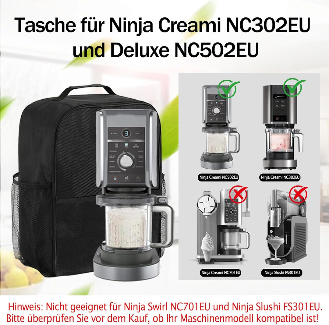 Aufbewahrungstasche für Ninja Creami NC501EU, NC300EU-Serie Abdeckung Schutzhülle Staubschutz wasser