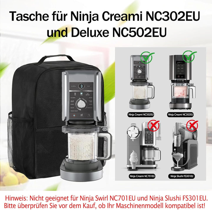 Aufbewahrungstasche für Ninja Creami NC501EU, NC300EU-Serie Abdeckung Schutzhülle Staubschutz wasser