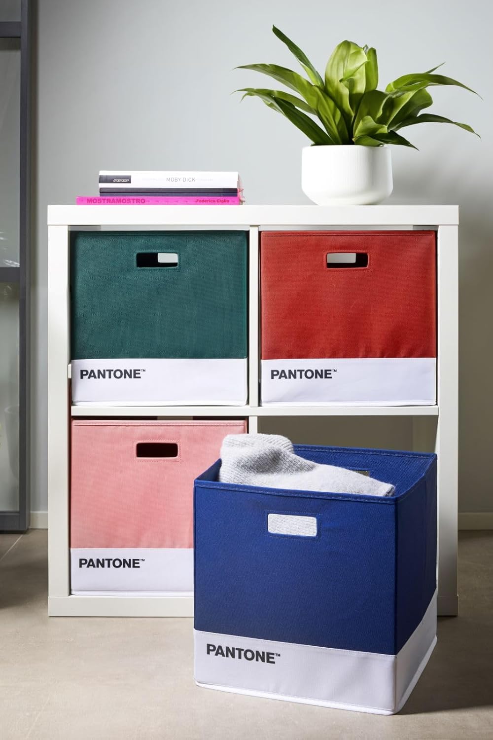 Pantone™ Mehrzweck-Aufbewahrungsbox für Spielwürfel für Kinder und Organizer, platzsparender Schrank