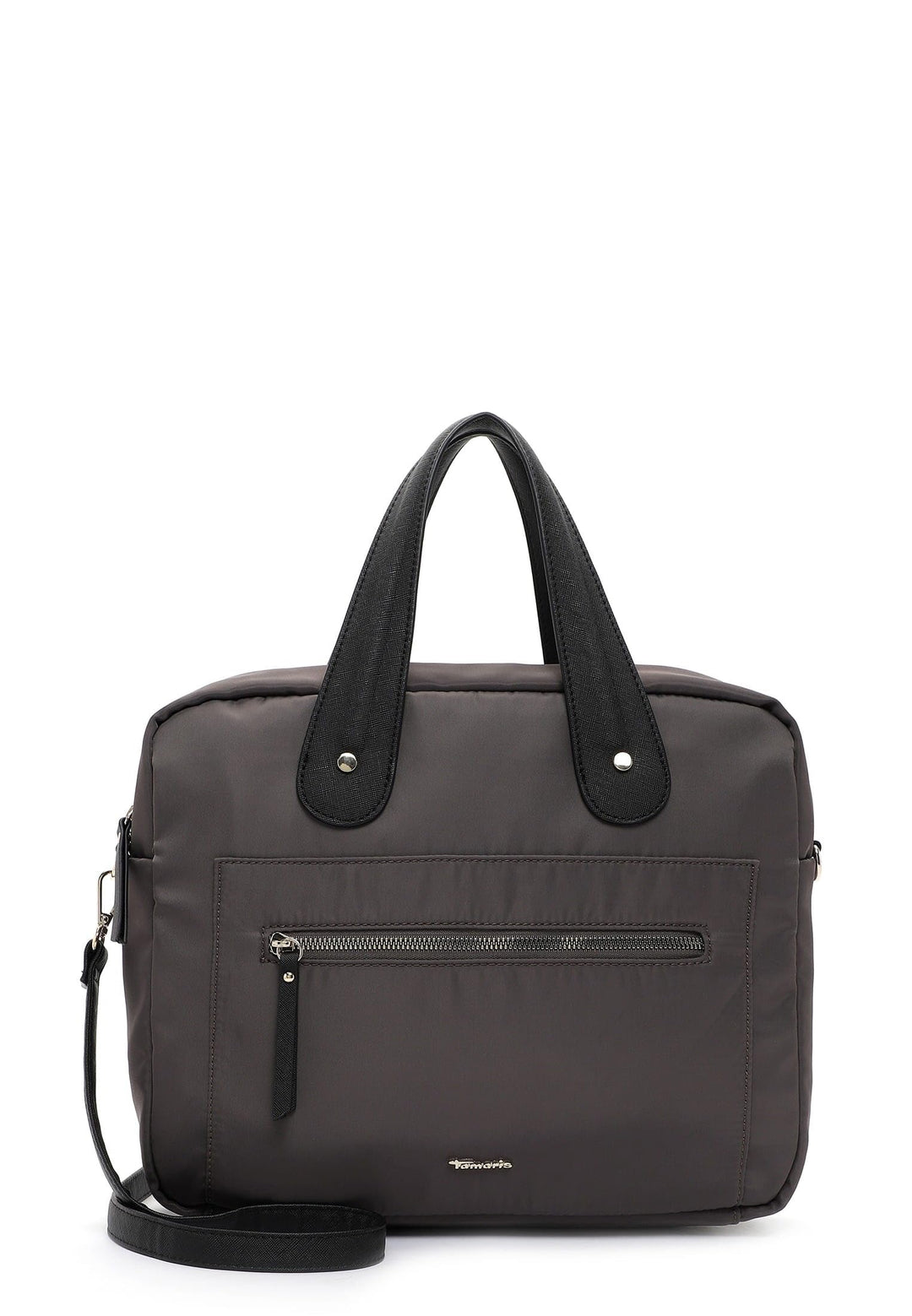 Tamaris Damen Umhängetasche Business Laptop Tasche Nylon Optik Johanna 31815, Farbe:Grün
