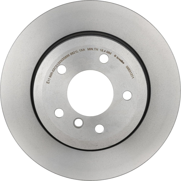 Brembo 09.B313.11 Hintere Bremsscheibe mit UV Lackierung