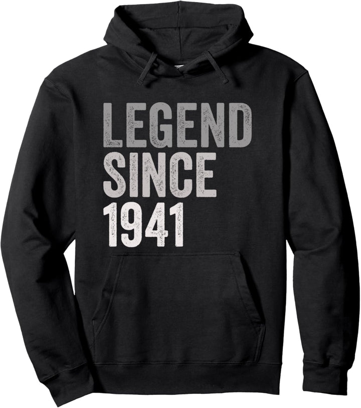 Legende Seit 1941 Lustiges Geburtstagsjahr Retro Legend Pullover Hoodie