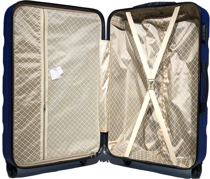 CELIMS Koffer für mittelgrosse Kabine, gross, mit oder ohne Kosmetiktasche – französische Marke Blau