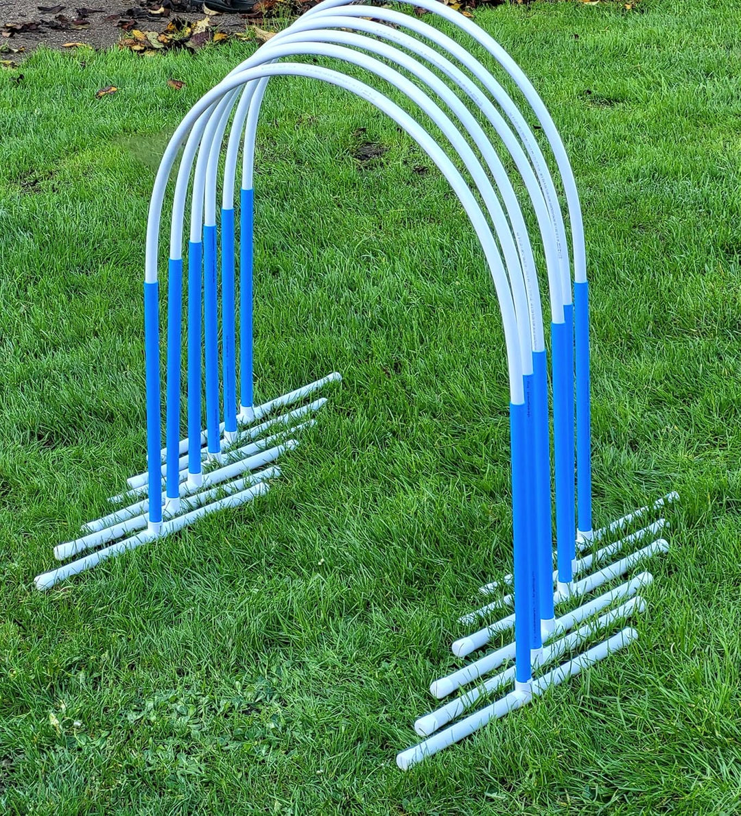 6 NADAC Hoopers Bogen mit Ständer (blau), VDH Konform, Fun-Hoopers