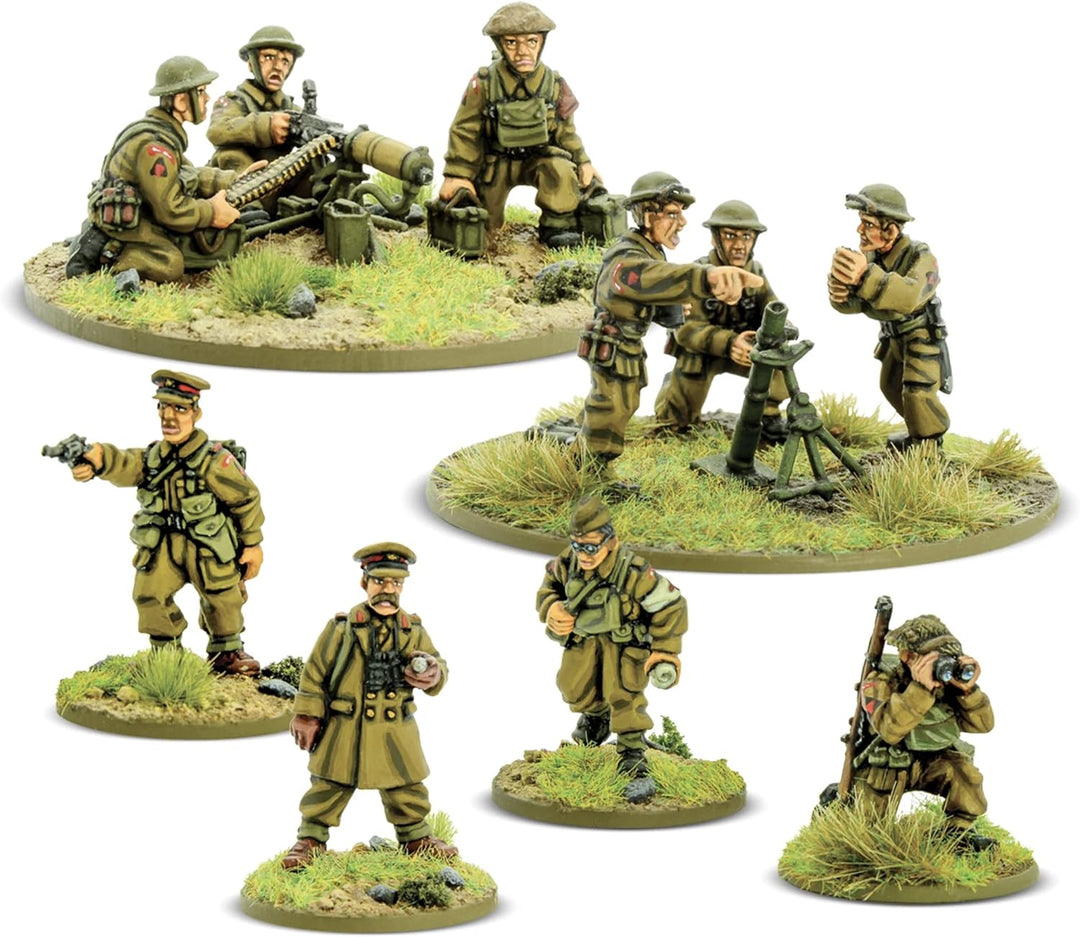 BEF Support Group – 28 mm Metall-Miniaturen für Bolt Action von Warlord Games – sehr detaillierte Mi