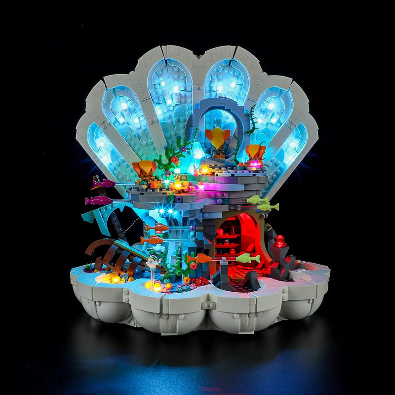 BRIKSMAX 43225 Led Licht für Lego Arielles königliche Muschel - Compatible with Lego Disney Baustein